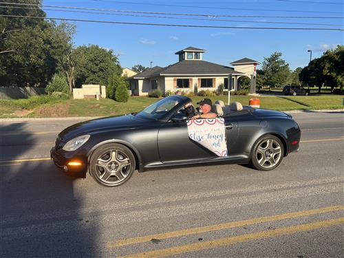hall of fame recipient in convertible